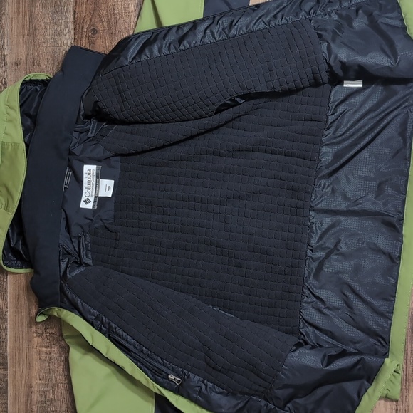 Columbia Ascender Soft Shell Hooded Coat Size XXL in Moss Green WM6336 - Picture 6 of 16